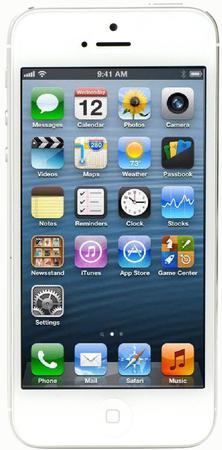 Смартфон Apple iPhone 5 64Gb White & Silver - Коломна