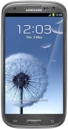 Смартфон Samsung Galaxy S3 GT-I9300 16Gb Titanium grey - Коломна